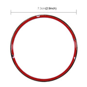 4 PCS Car Aluminum Wheel Hub Deroration Ring For Cadillac(Black)