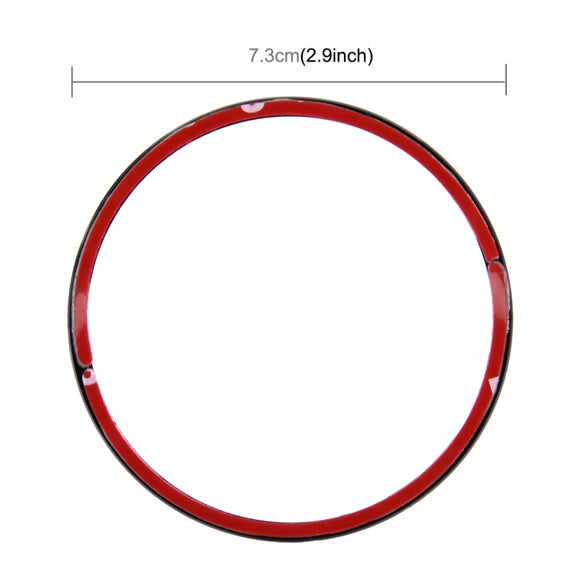 4 PCS Car Aluminum Wheel Hub Deroration Ring For Cadillac(Black)