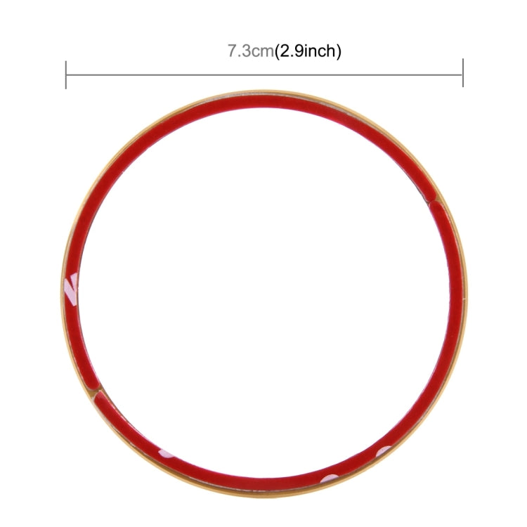 4 PCS Car Aluminum Wheel Hub Deroration Ring For Cadillac(Gold)