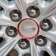 4 PCS Car Aluminum Wheel Hub Deroration Ring For Cadillac(Red) - Wheels Tires & Parts by PMC TechLife | Online Shopping South Africa | PMC TechLife | Buy Now Pay Later Mobicred