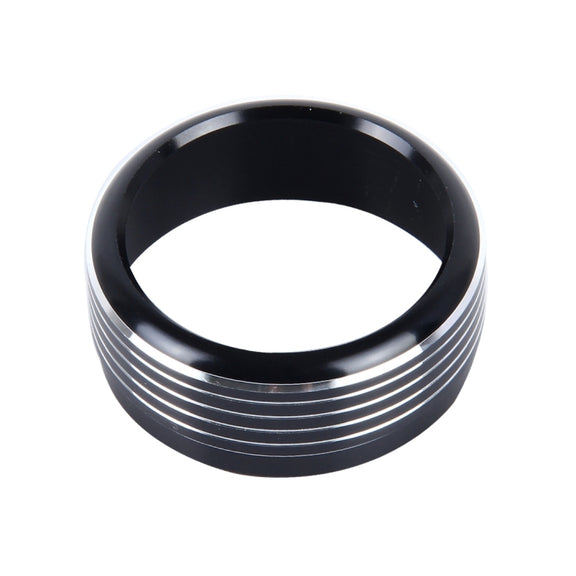 3 PCS Car Aluminum Air Conditioner Knob Case For Subaru(Black)