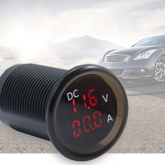 B3613  IP67 Water-resistant Car Modification 4.5-30V Voltmeter + Ammeter