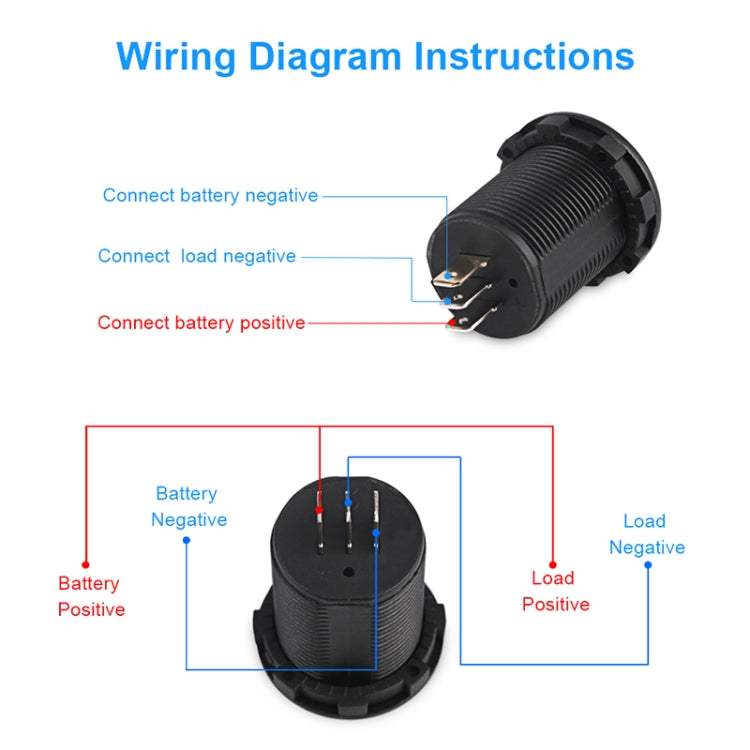 B3613  IP67 Water-resistant Car Modification 4.5-30V Voltmeter + Ammeter