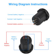 B3613  IP67 Water-resistant Car Modification 4.5-30V Voltmeter + Ammeter