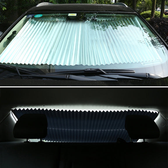 Car Retractable Windshield Sun Shade Block Sunshade Cover for Solar UV Protect, Size: 80cm