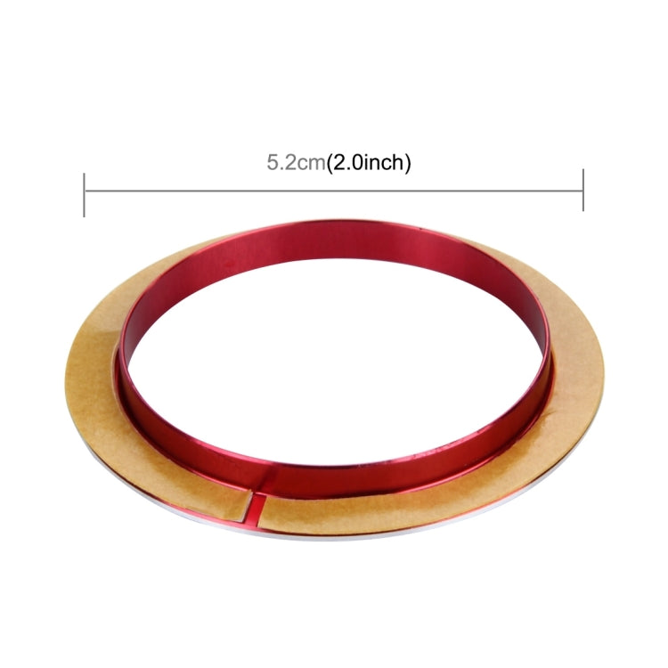 3 PCS Car Aluminum Air Conditioner Knob Case For ATENZA(Red)