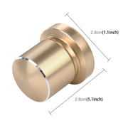 Car Metal Bump Stop Screw Cap(Gold)