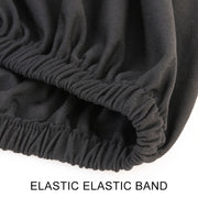 Anti-Dust Anti-UV Heat-insulating Elastic Force Cotton Car Cover for SUV, Size: M, 4.46m~4.77m (Black)