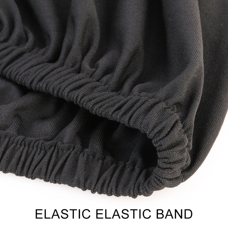 Anti-Dust Anti-UV Heat-insulating Elastic Force Cotton Car Cover for SUV, Size: M, 4.46m~4.77m (Black)