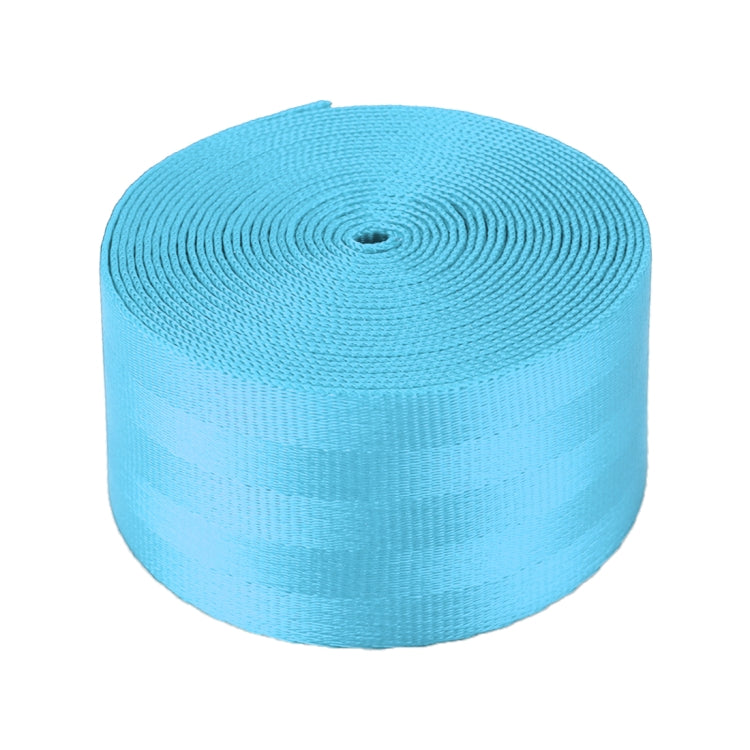 Car Modified Polyester Seat Belt Harness Racing Safety Seat Belt, Length: 3.6m (Baby Blue)