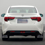 2 PCS WS-003 Premium Heavy Duty Molded Splash Mud Flaps Auto Front and Rear Guards, Small Size, Random Pattern Delivery(Black)