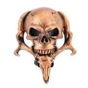 Universal Vehicle Car Creative Skull Double Heads Shaped Shifter Cover Manual Automatic Gear Shift Knob (Bronze)