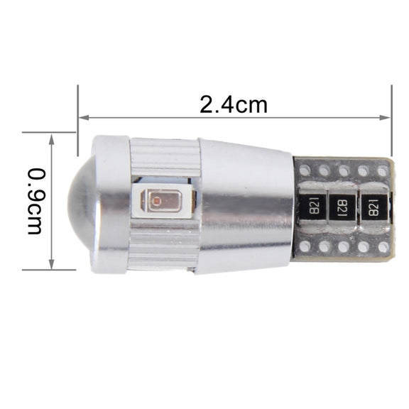 2 PCS T10 3W 6 SMD-5630 LEDs Error-Free Canbus Car Clearance Lights Lamp, DC 12V(Red Light)
