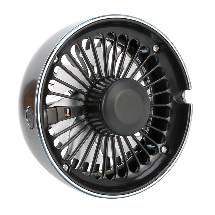 Portable Car Electric Cooling Fan with Base(Black)