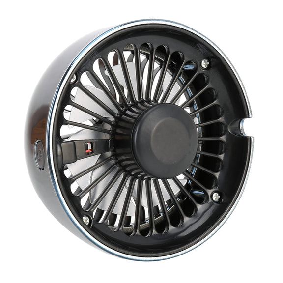 Portable Car Electric Cooling Fan with Base(Black)
