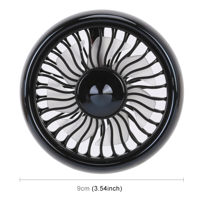 Multi-function Portable Car Air Outlet Sucker Electric Cooling Fan(Black)