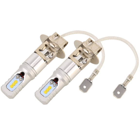 2 PCS H3 DC12V / 4.5W / 6000K / 360LM Car LED Fog Light with 6 CSP Lamp Beads, White Light (Silver)