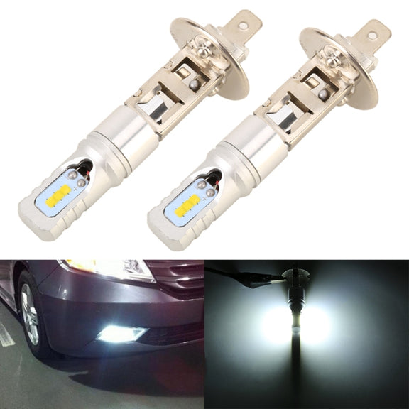 2 PCS H1 DC12V / 4.5W / 6000K / 360LM Car LED Fog Light with 6 CSP Lamp Beads, White Light (Silver)