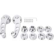 1 Pair Universal Car Wagon Door Window Crank Handle Winder  Manual Door Crank Handle Window Winders(Silver)