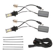 1156/BA15S DC12V 3.7W 81 SMD-3030-LEDs Three Color Car DRL&Turn Light, Length: 2m