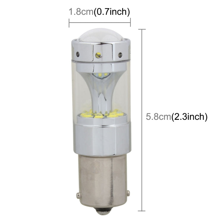 2 PCS 1157/BAY15D 60W Car Auto Brake Light with 12 XB-D Lamps, DC 12V(White Light)