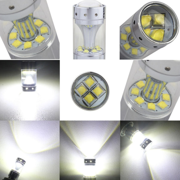 2 PCS 1157/BAY15D 60W Car Auto Brake Light with 12 XB-D Lamps, DC 12V(White Light)