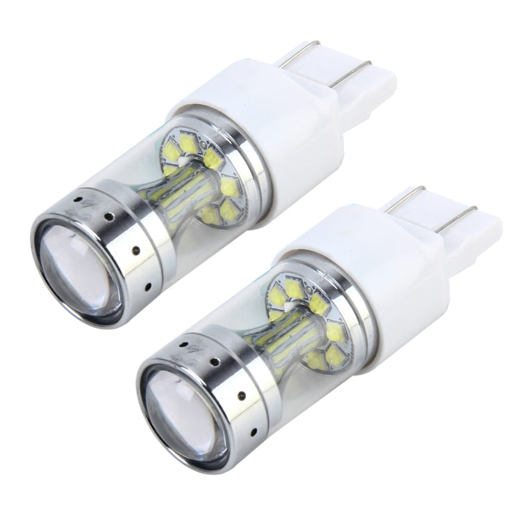 2 PCS 7443 60W Car Auto Brake Light with 12 XB-D Lamps, DC 12V(White Light)