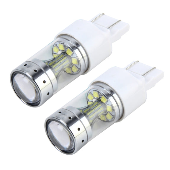 2 PCS 7443 60W Car Auto Brake Light with 12 XB-D Lamps, DC 12V(White Light)