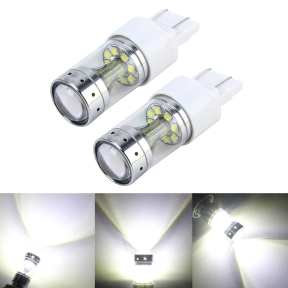 2 PCS 7443 60W Car Auto Brake Light with 12 XB-D Lamps, DC 12V(White Light)