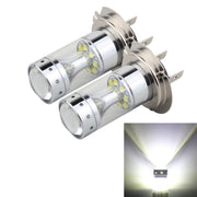 2 PCS H7 60W 1200 LM 6000K Car Fog Lights with 12 XB-D LED Lamps, DC 12V (White Light)