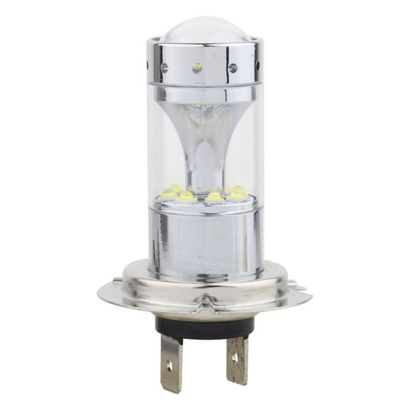 2 PCS H7 60W 1200 LM 6000K Car Fog Lights with 12 XB-D LED Lamps, DC 12V (White Light)