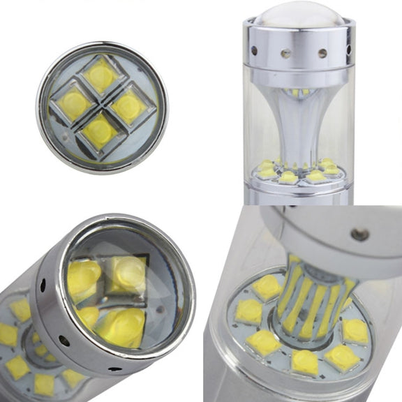 2 PCS H7 60W 1200 LM 6000K Car Fog Lights with 12 XB-D LED Lamps, DC 12V (White Light)