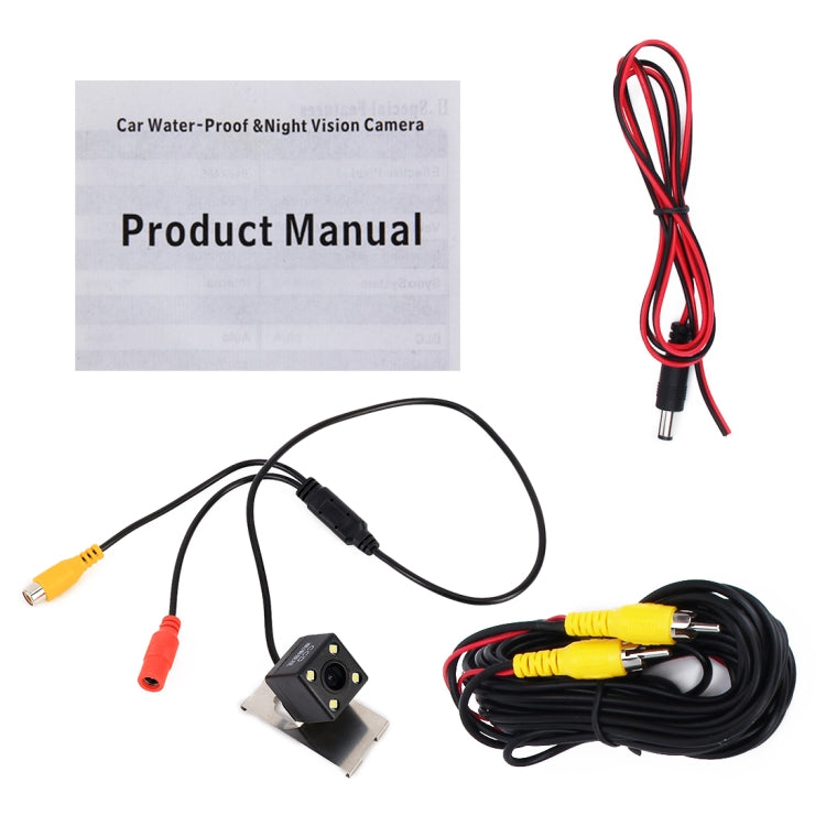 656x492 Effective Pixel HD Water-resistant 4 LED Night Vision Wide Angle Car Rear View Backup Reverse Camera for Honda Accord 2018 / Civic 2017-2018