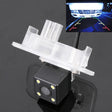 656x492 Effective Pixel HD Waterproof 4 LED Night Vision Wide Angle Car Rear View Backup Reverse Camera for Toyota Camry 2018 - Rear View Cameras by PMC TechLife | Online Shopping South Africa | PMC TechLife | Buy Now Pay Later Mobicred