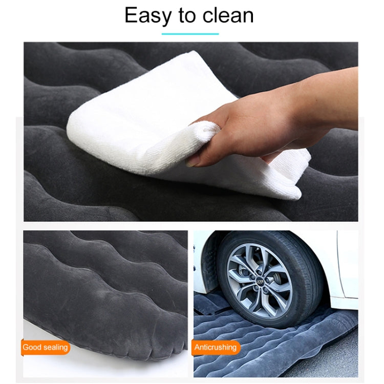 Universal Car Travel Inflatable Mattress Air Bed Camping Back Seat Couch, Size: 90 x 135cm(Black)