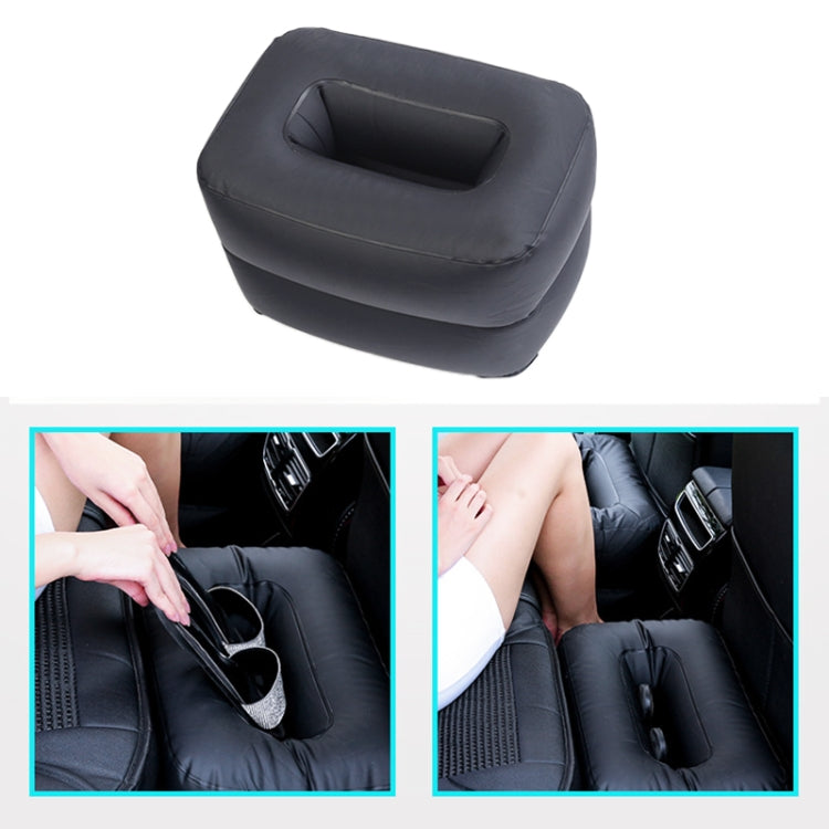 Universal Car Travel Inflatable Mattress Air Bed Camping Back Seat Couch, Size: 90 x 135cm(Beige)