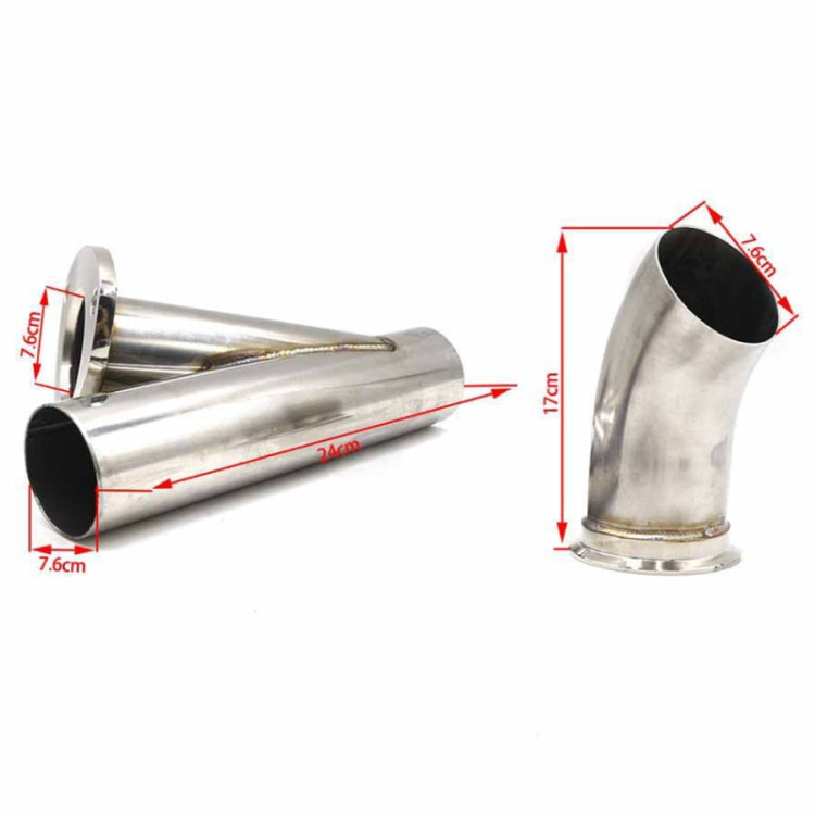Stainless Steel Car Remote Control Electric Exhaust Valve Pipe Set, Size: 3 inch