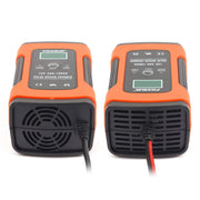 12V 6A Intelligent Universal Battery Charger for Car Motorcycle, Length: 55cm, UK Plug(Red)