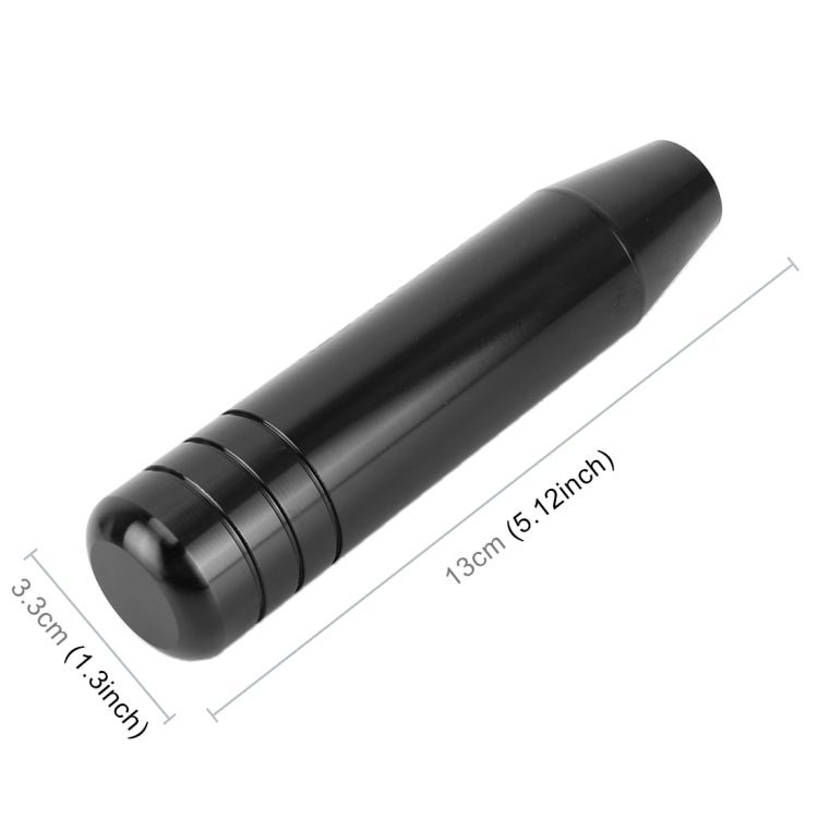 Universal Long Strip Shape Car Gear Shift Knob Modified Shifter Lever Knob, Length: 13cm(Black)