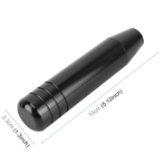 Universal Long Strip Shape Car Gear Shift Knob Modified Shifter Lever Knob, Length: 13cm(Black)