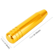 Universal Long Strip Shape Car Gear Shift Knob Modified Shifter Lever Knob, Length: 13cm(Gold)
