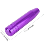Universal Long Strip Shape Car Gear Shift Knob Modified Shifter Lever Knob, Length: 13cm(Purple)