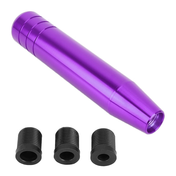 Universal Long Strip Shape Car Gear Shift Knob Modified Shifter Lever Knob, Length: 13cm(Purple)
