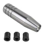 Universal Long Strip Shape Car Gear Shift Knob Modified Shifter Lever Knob, Length: 13cm(Silver Grey)