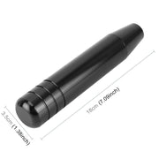 Universal Long Strip Shape Car Gear Shift Knob Modified Shifter Lever Knob, Length: 18cm(Black)
