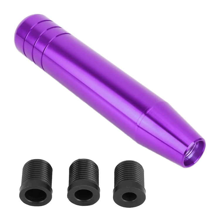 Universal Long Strip Shape Car Gear Shift Knob Modified Shifter Lever Knob, Length: 18cm(Purple)
