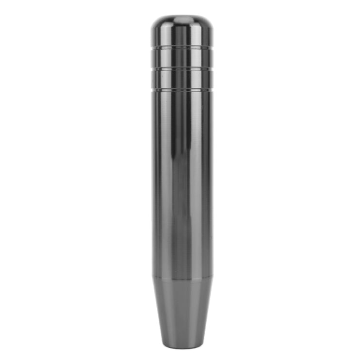 Universal Long Strip Shape Car Gear Shift Knob Modified Shifter Lever Knob, Length: 18cm(Silver Grey)