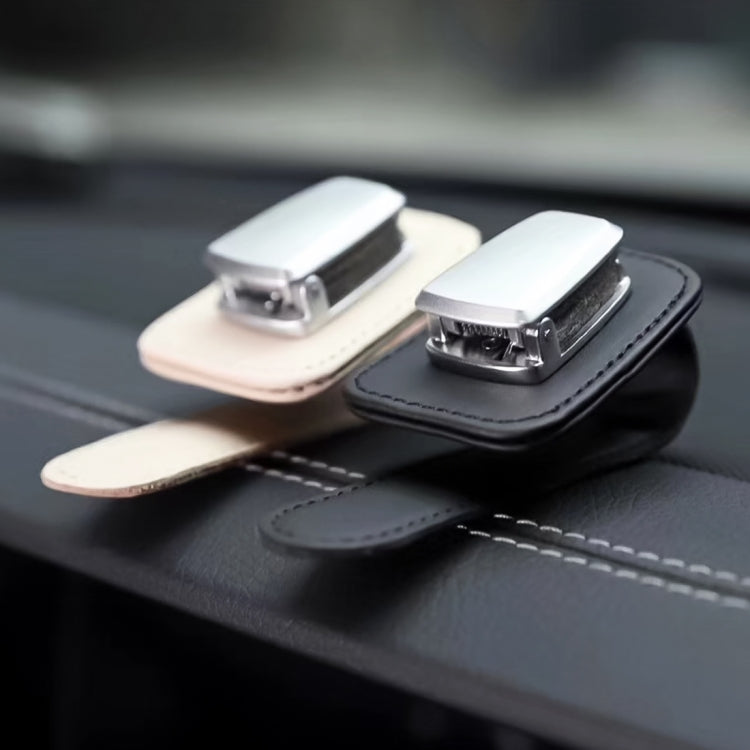Car Multi-functional Sunglasses Clip Holder(Black)