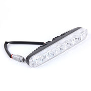 2 PCS LD-006 5730-6SMD 12W 1200LM 7000K White Light  Daytime Running Light.DC 12V
