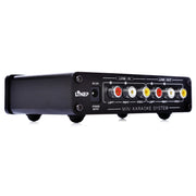 A933 Mini Karaoke Machine System Sound Mixer Amplifier for PC / TV / Mobile Phones, Support RCA in / 2 Channel Mic in(Black)